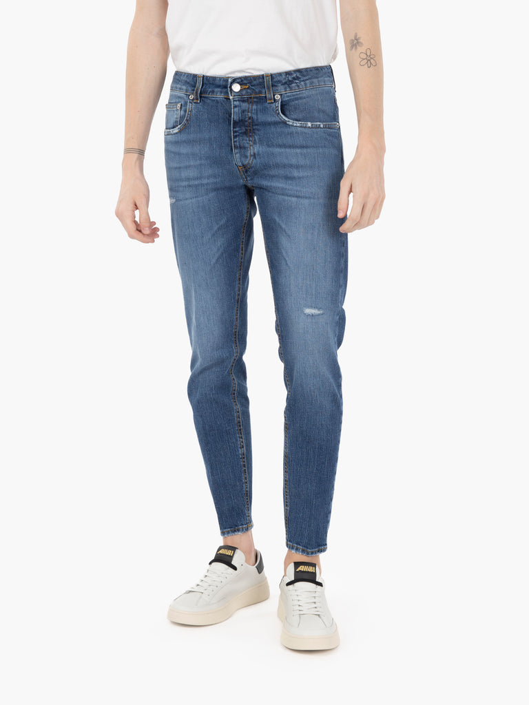 BE ABLE - Jeans slim Davis blu medio scuro