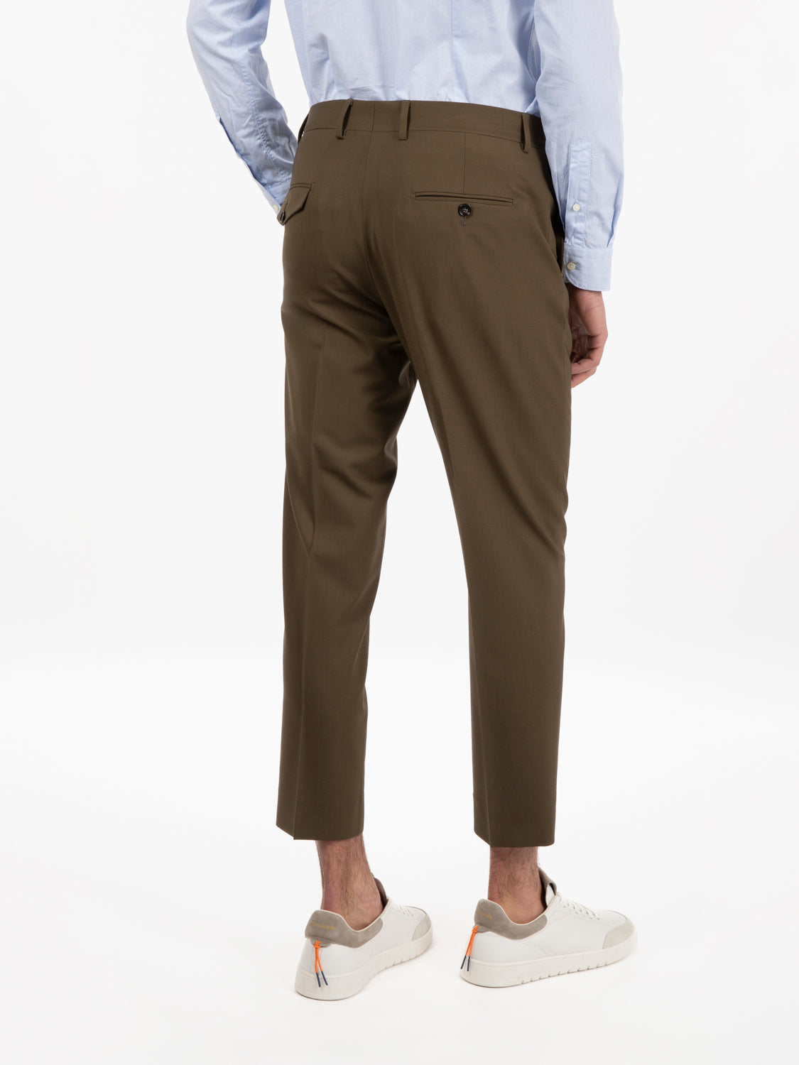 Pantaloni Mirko regular verdi
