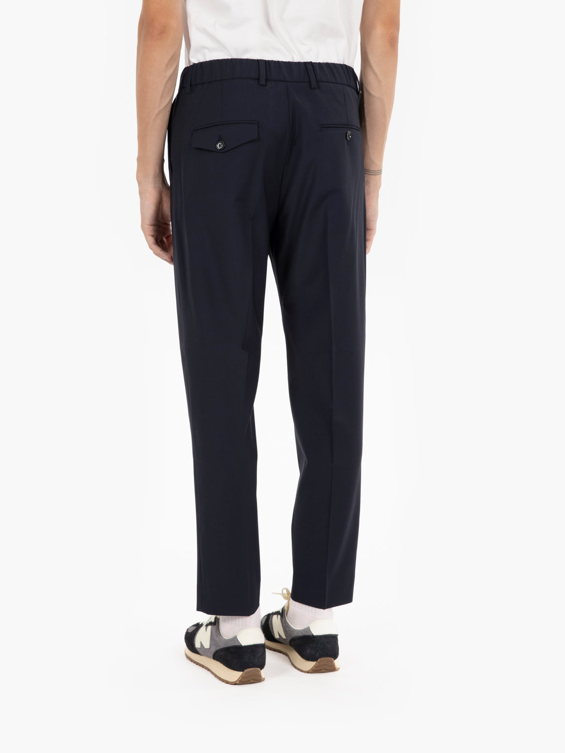 New Riccardo navy trousers