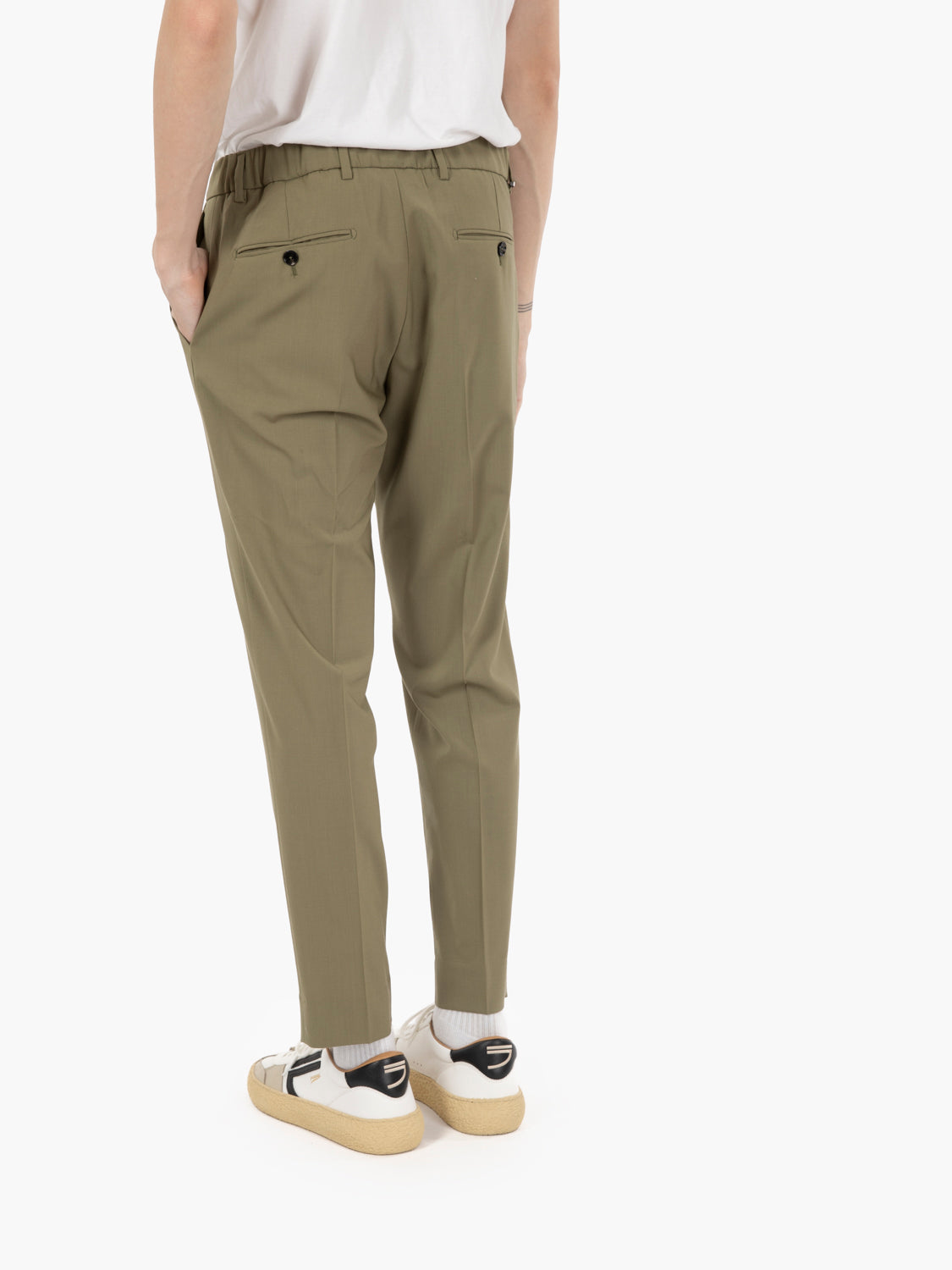 Pantaloni Riccardo regular kaki