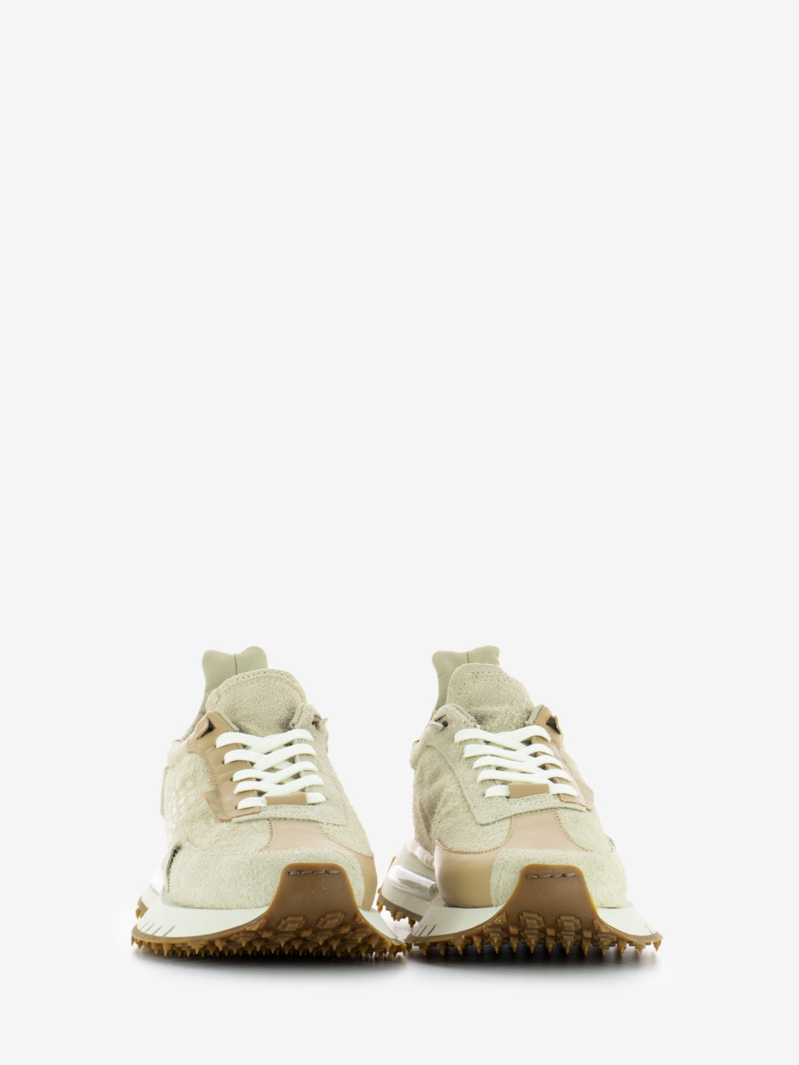 Sneaker Race suede beige