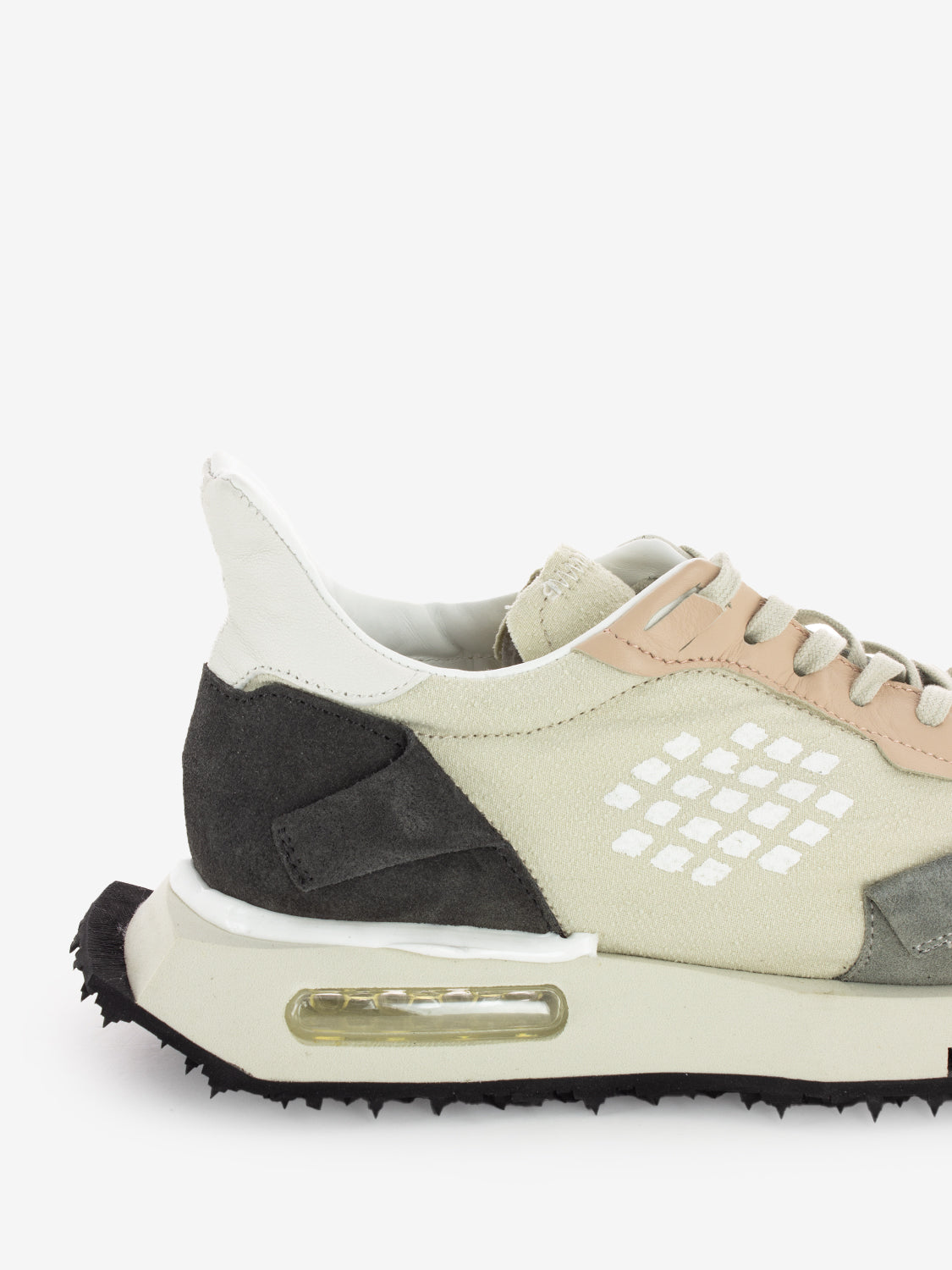 Sneakers Race 01 stone / grey