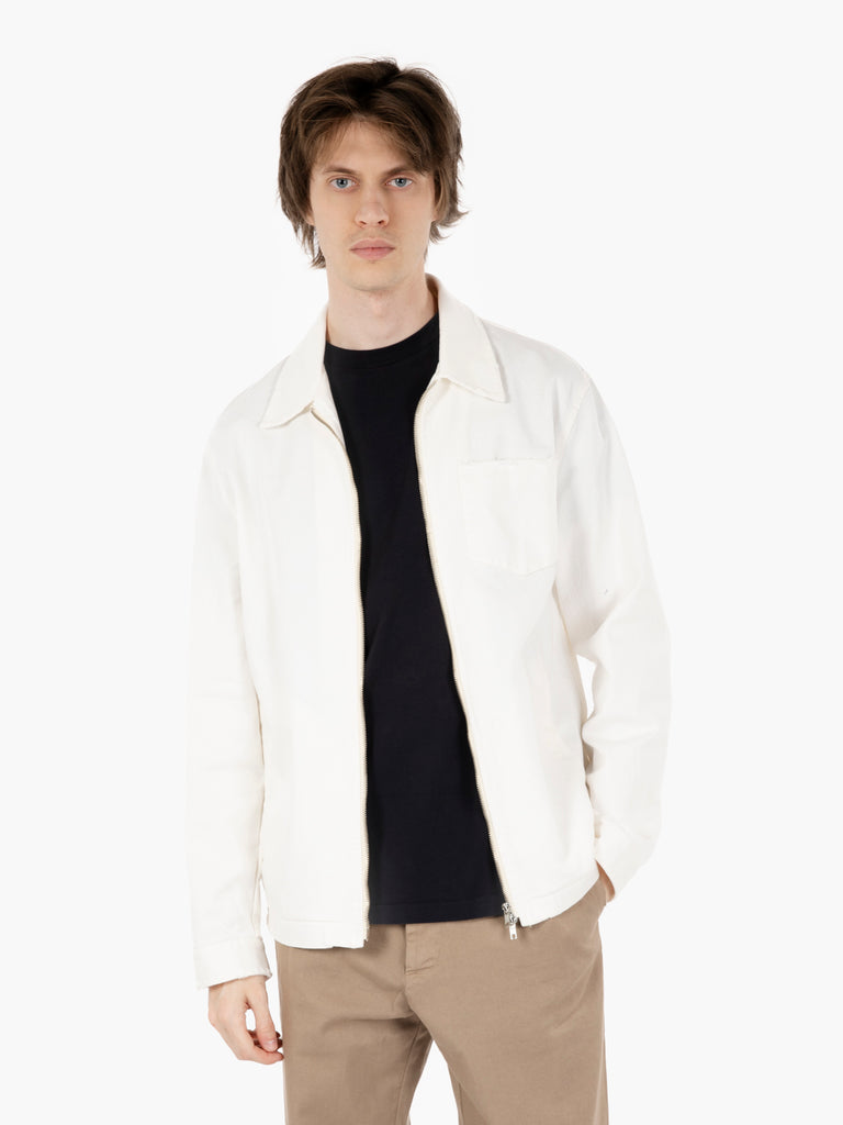 BEAUCOUP - Giacca con zip off white