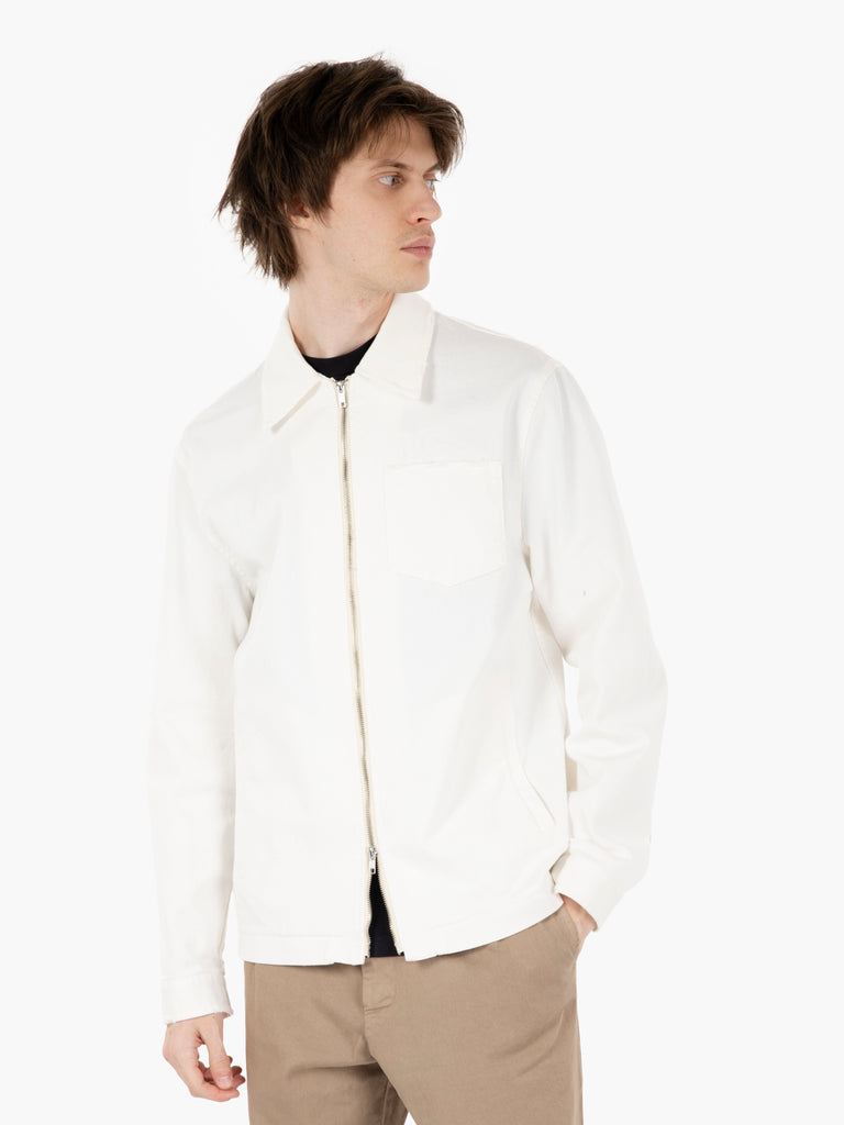 BEAUCOUP - Giacca con zip off white