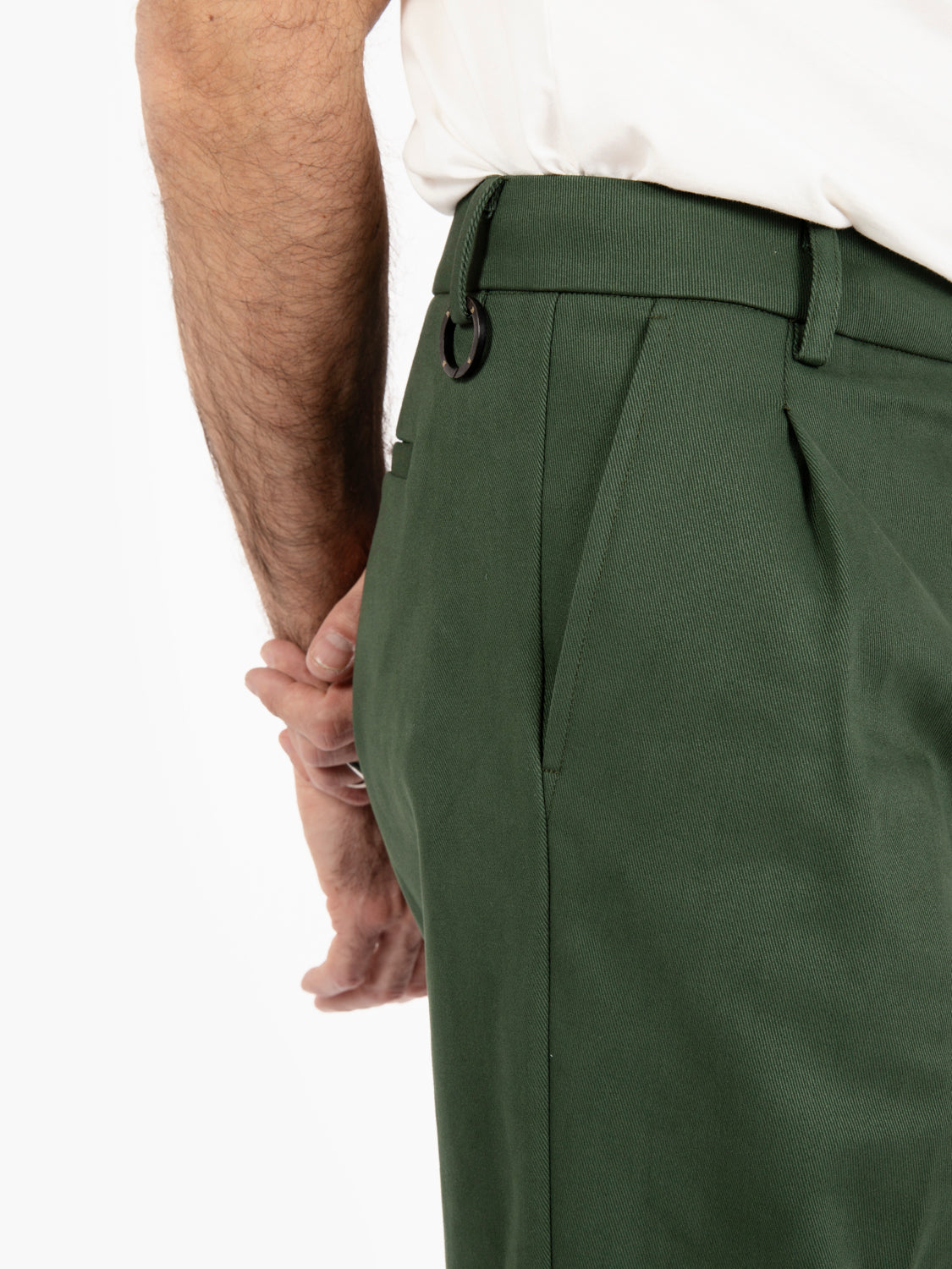Army Cotton Wide Leg Pants