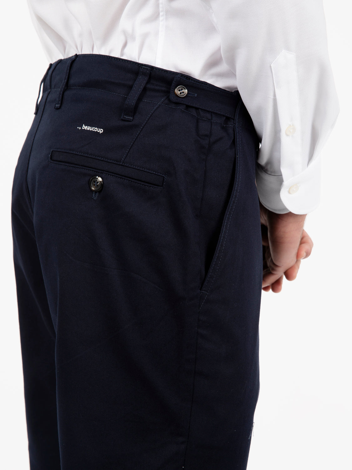 Pam trousers in dark blue cotton
