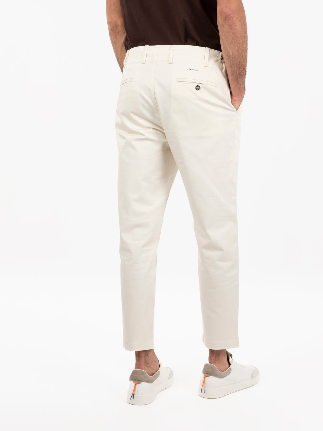 Pam trousers in off white cotton