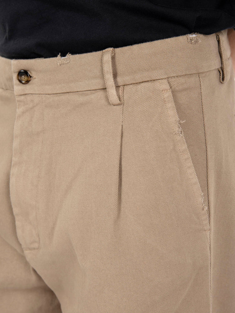 BEAUCOUP - Pantaloni con abrasioni mud