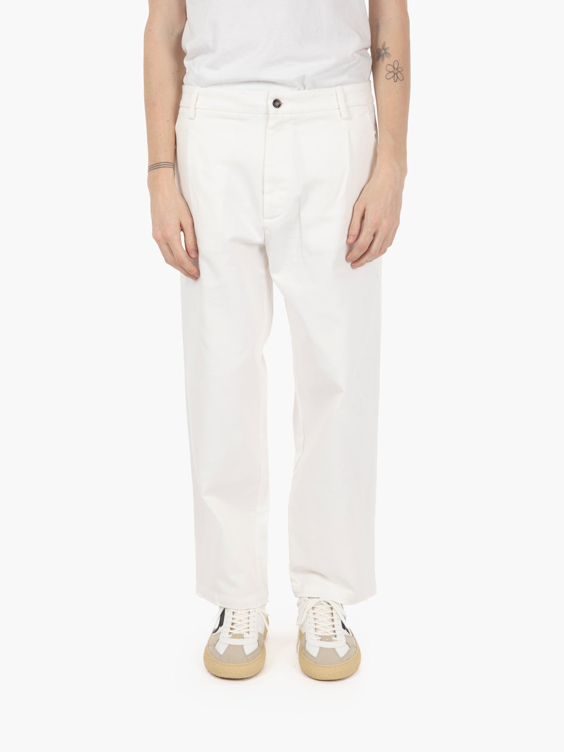 Off white abrasion pants