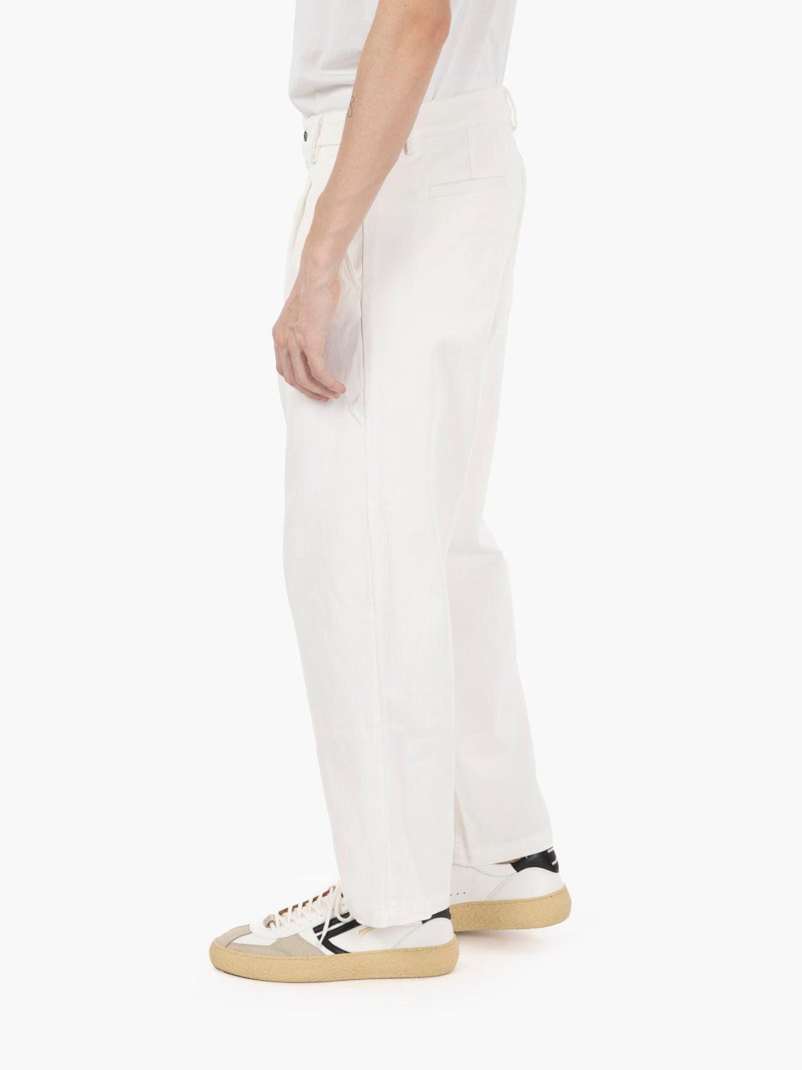Off white abrasion pants