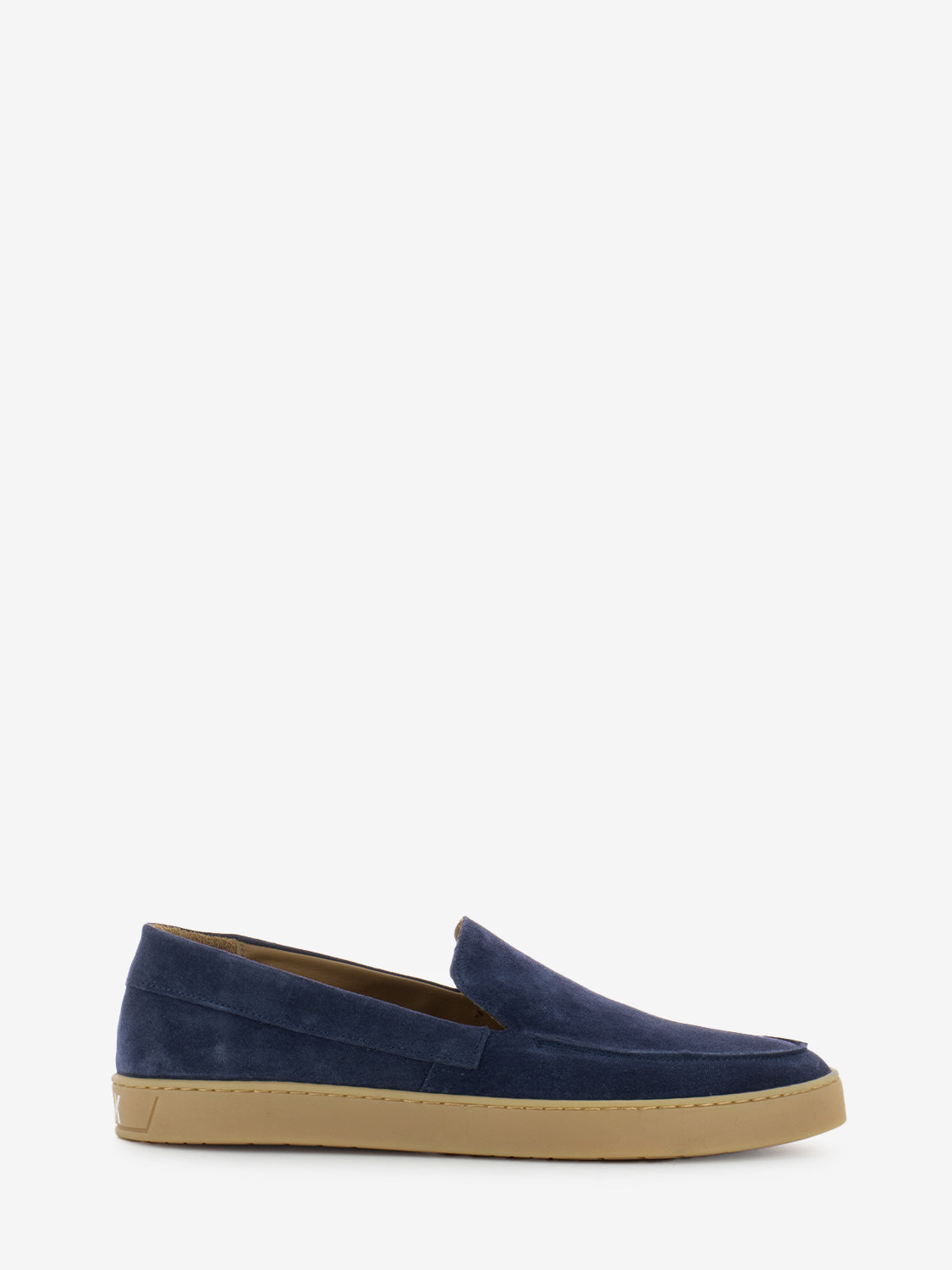 Slip-on camoscio navy
