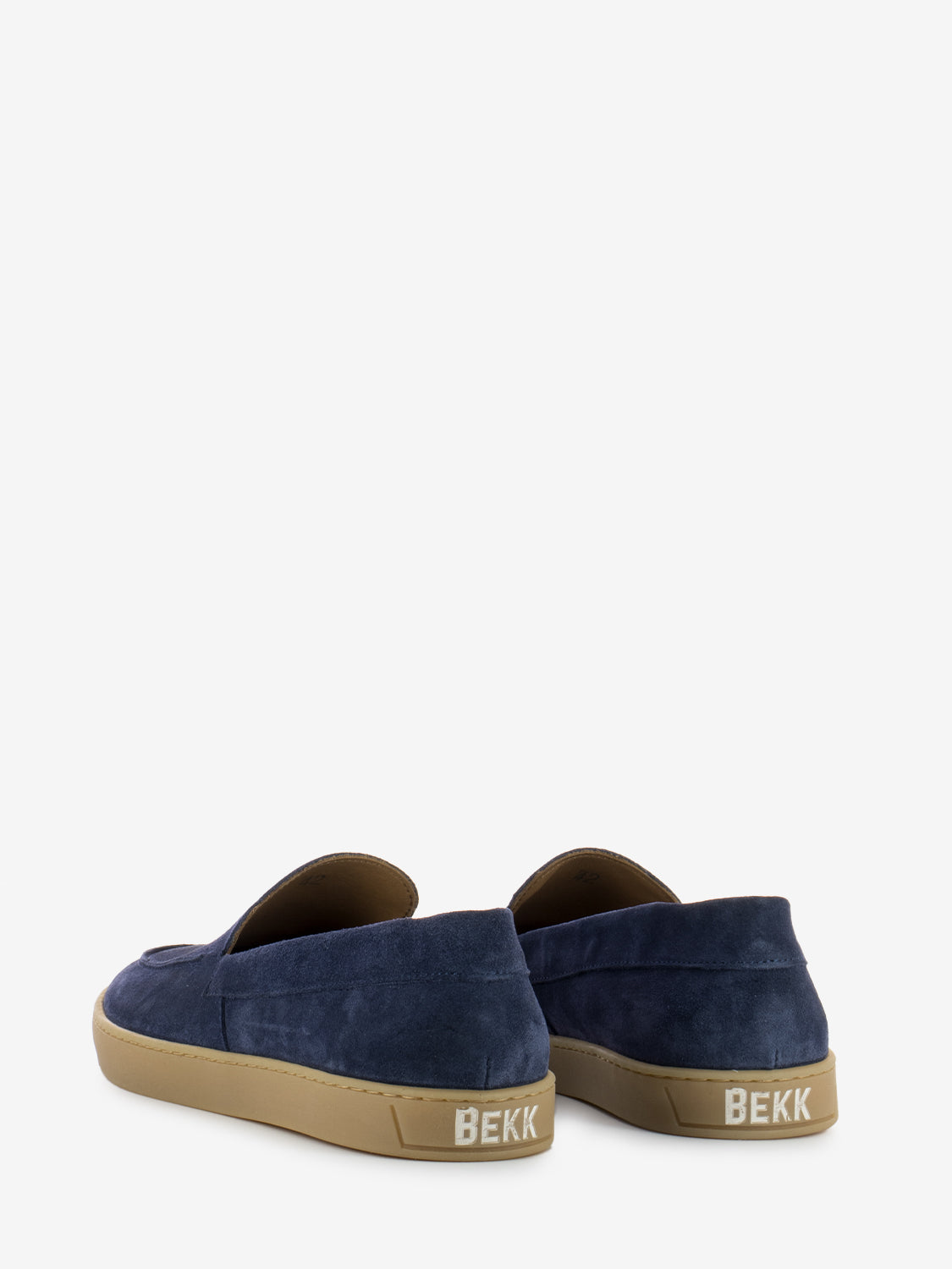 Slip-on camoscio navy