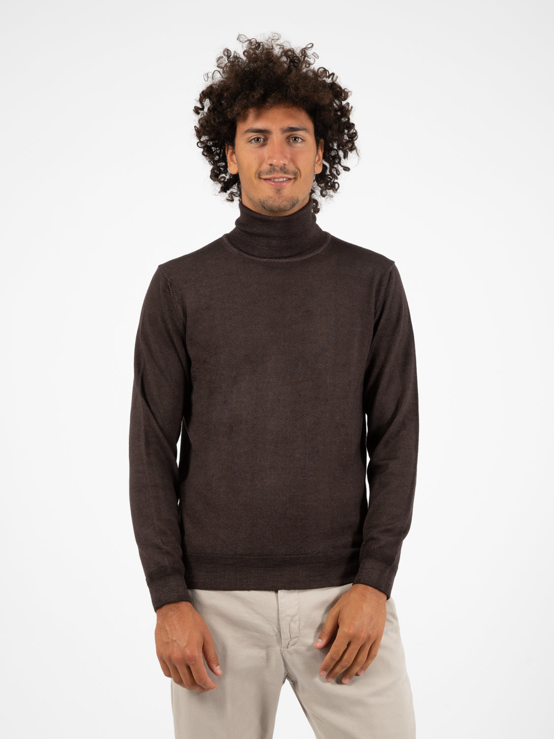 Maglione dolcevita old testa di moro