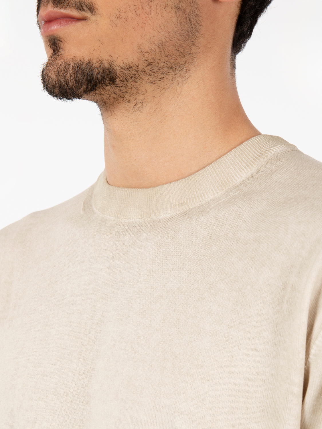 Maglione leggero basico beige