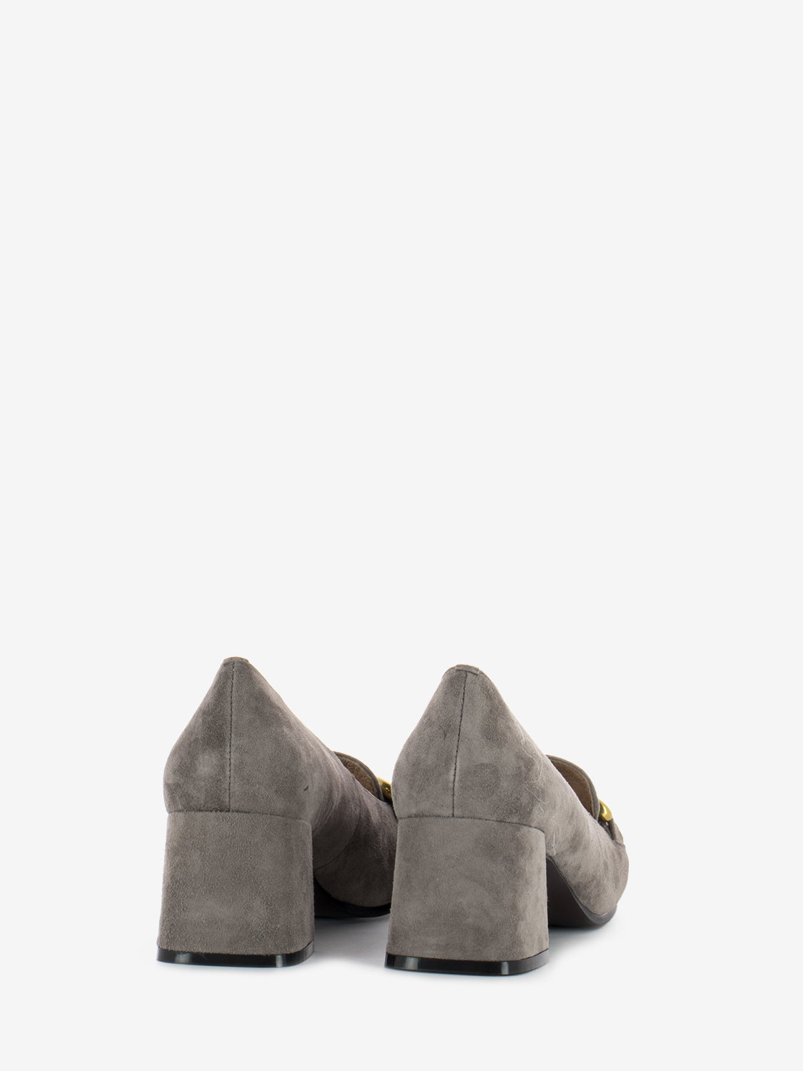 Mocassini con tacco Valencia gris