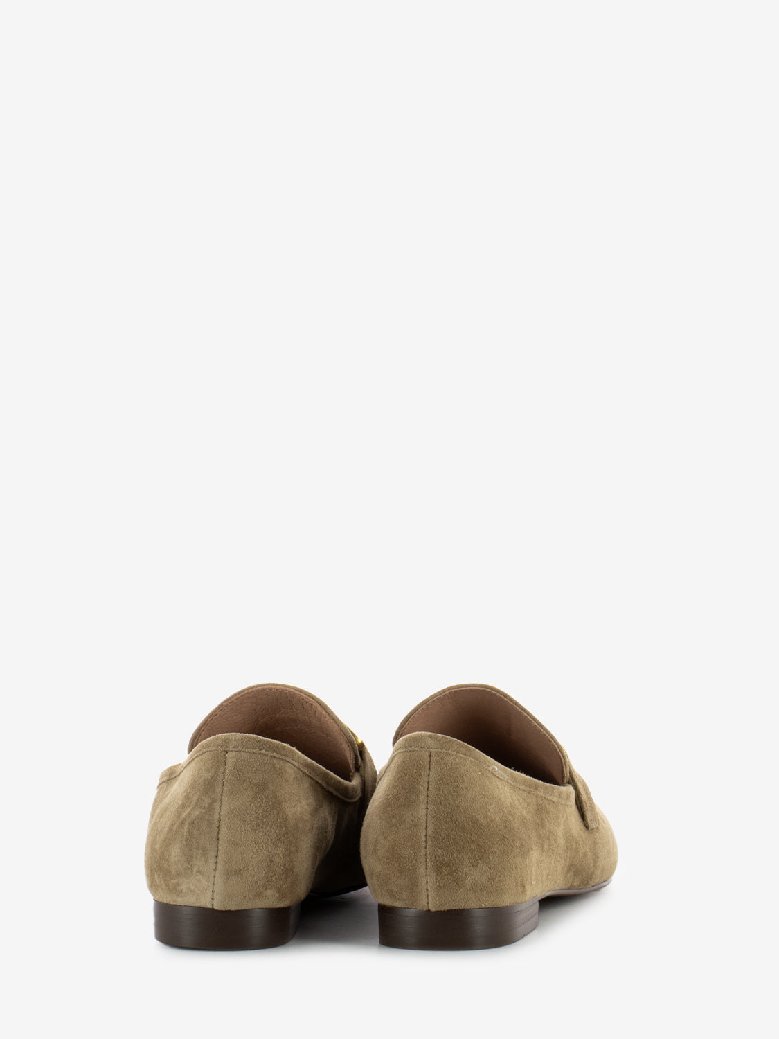 Zagreb suede moccasin with brown clamp