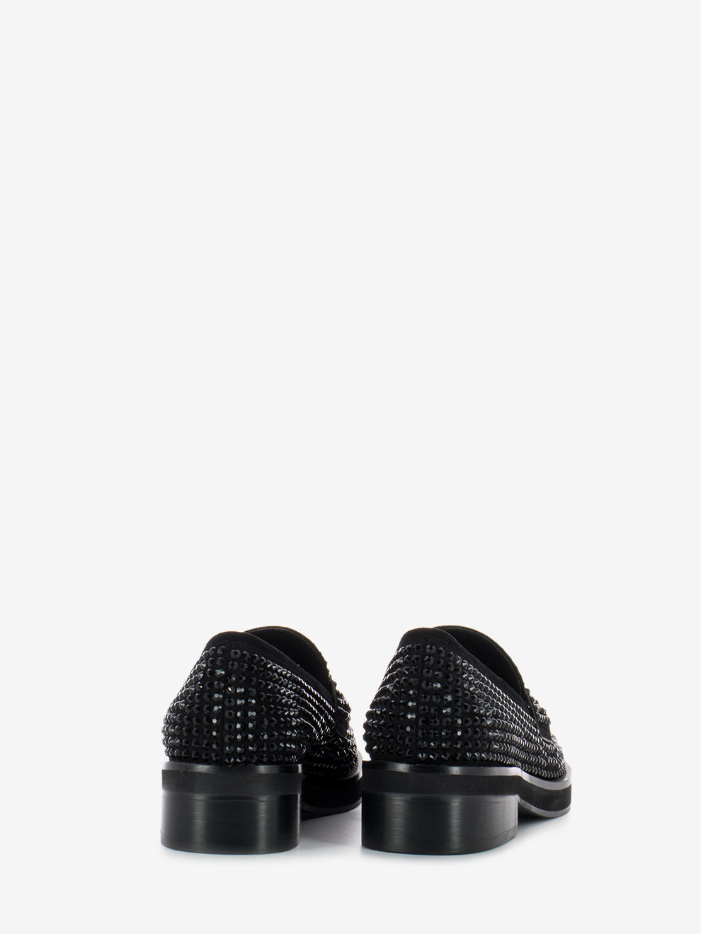 Mocassino penny Jaya con strass nero