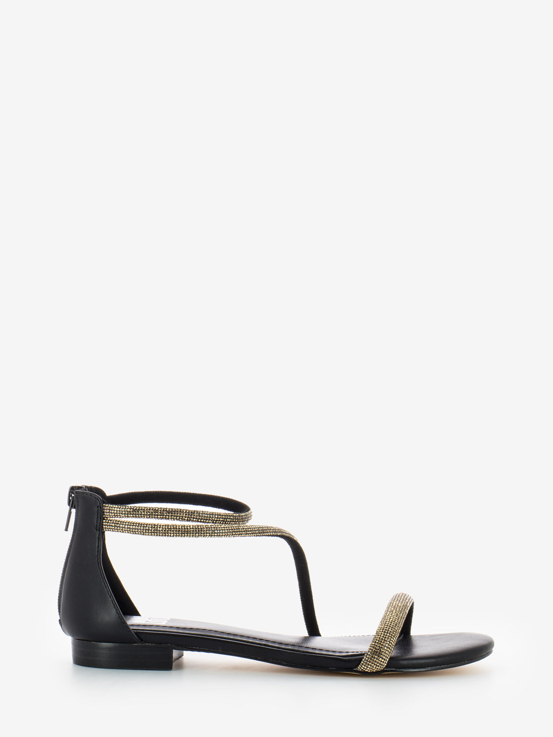 Sandali bassi glitter rame