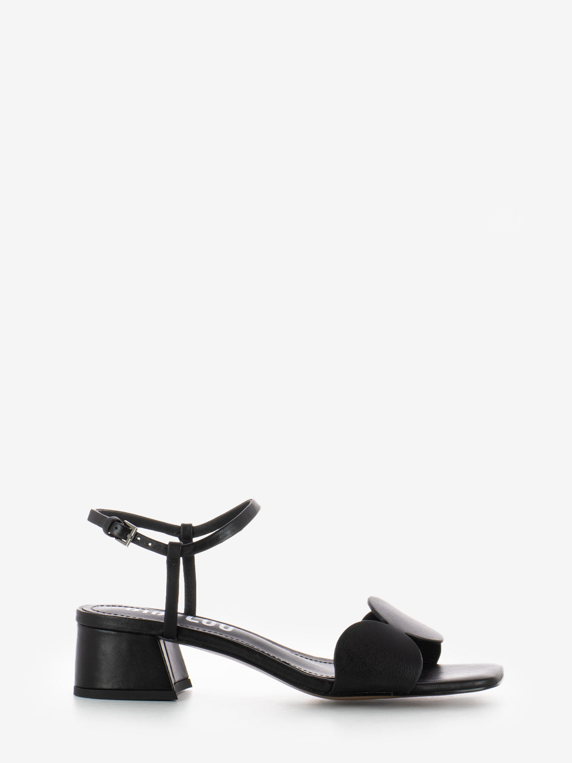 Onami Black Heeled Sandals