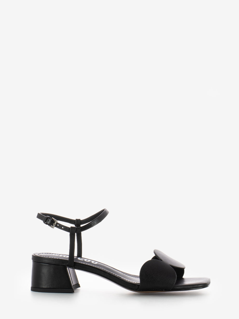 Onami Black Heeled Sandals