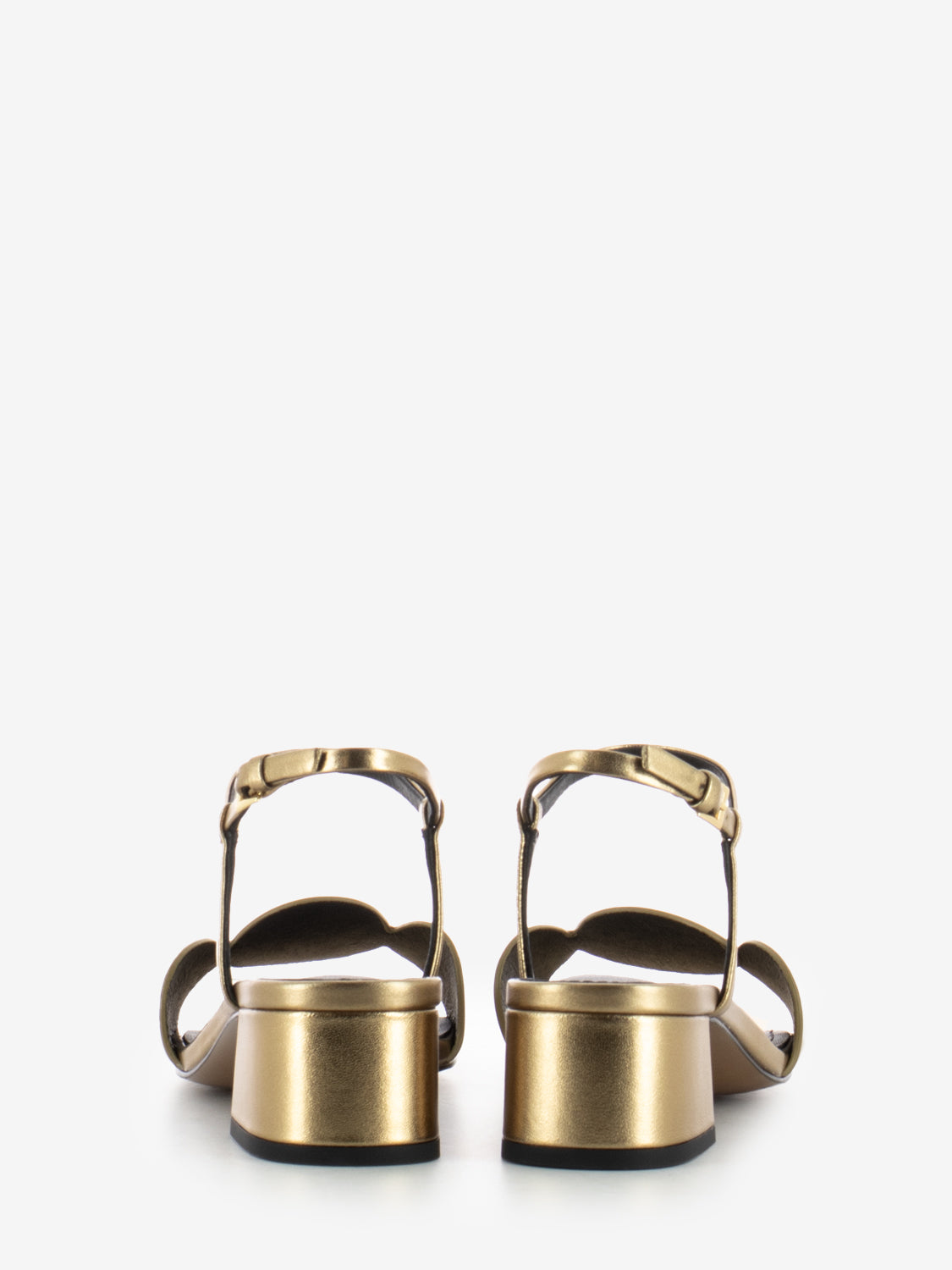 Onami platinum heeled sandals