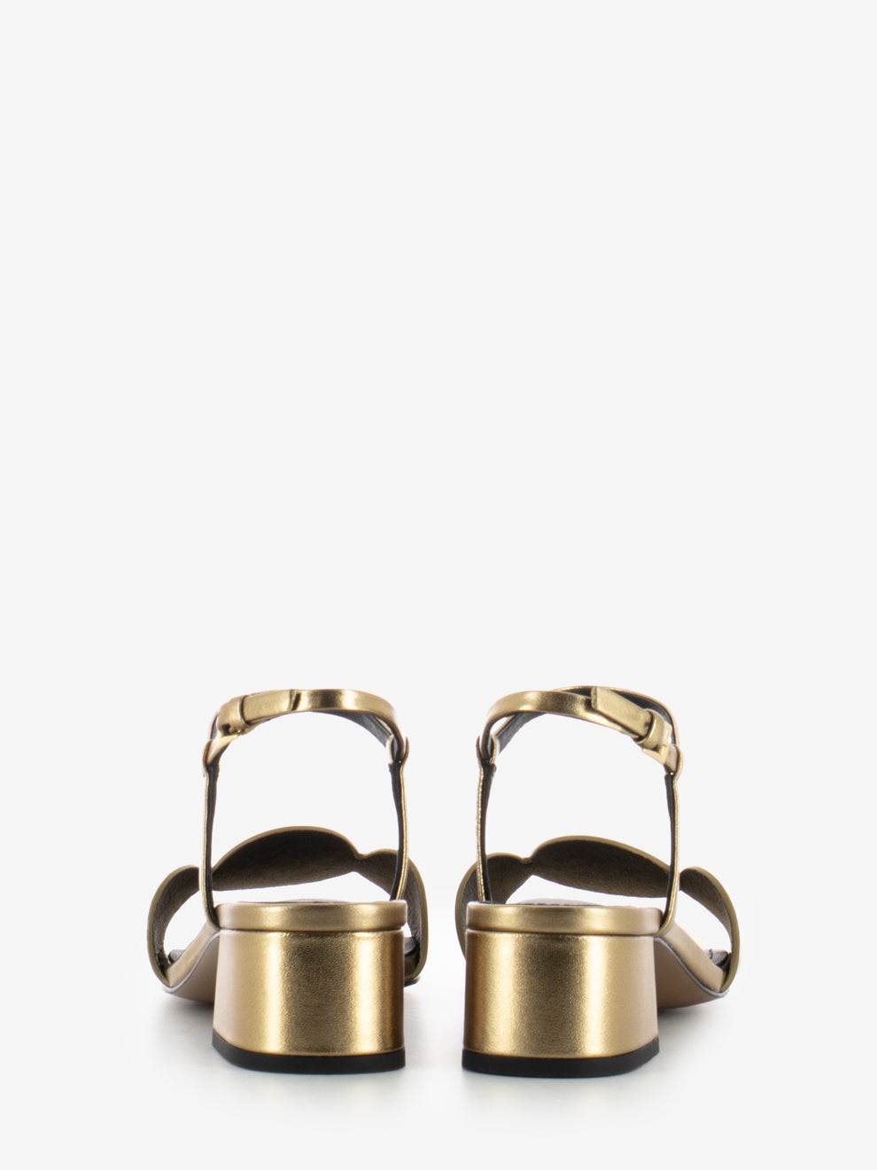 Onami platinum heeled sandals