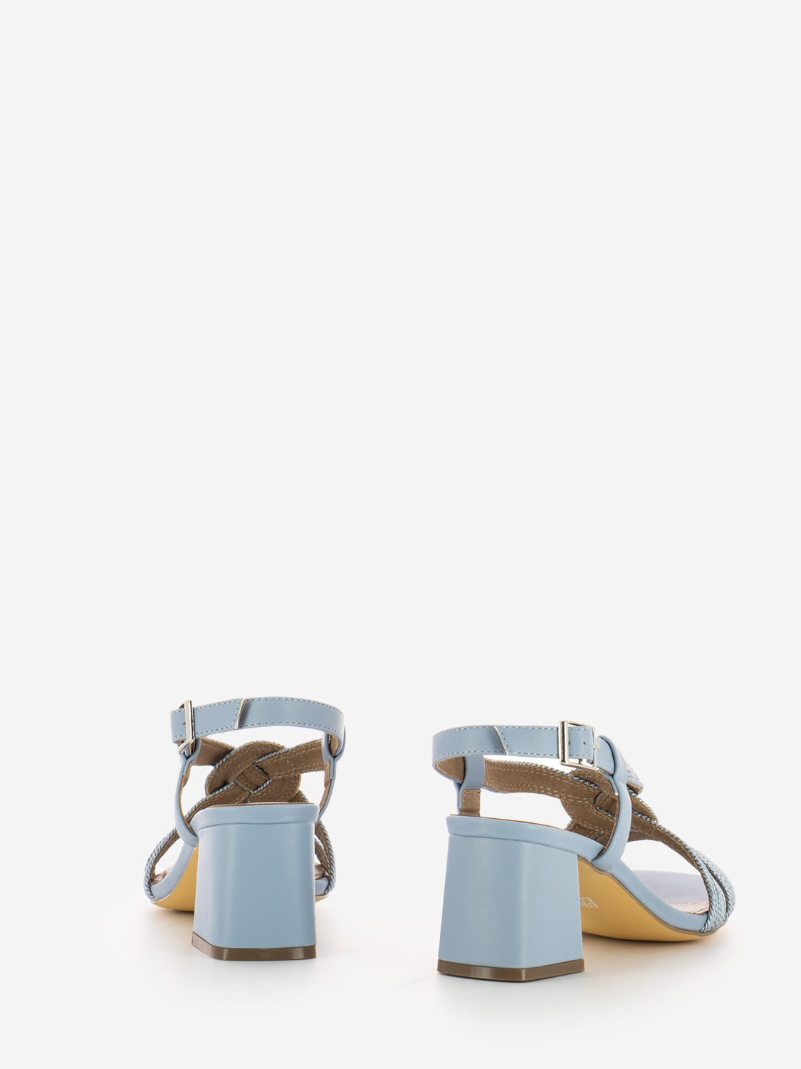 Setsuko Sandals with Sky Blue Heel