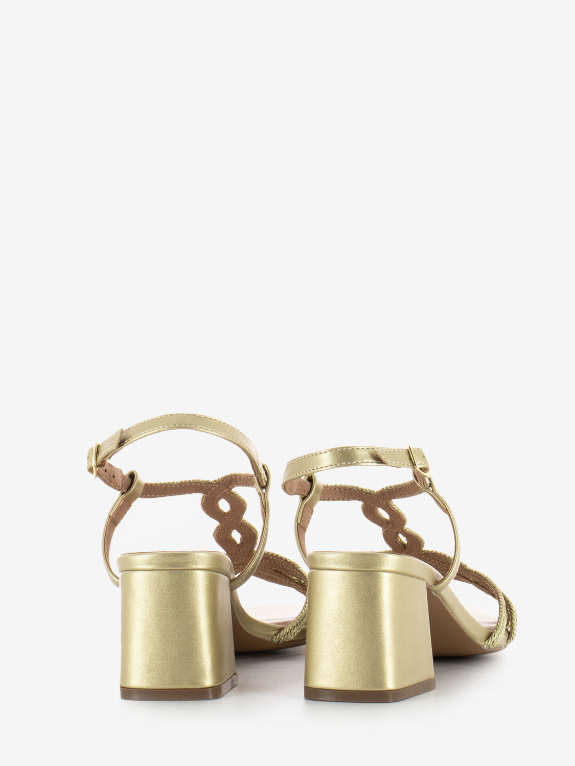 T.50 gold braid sandals