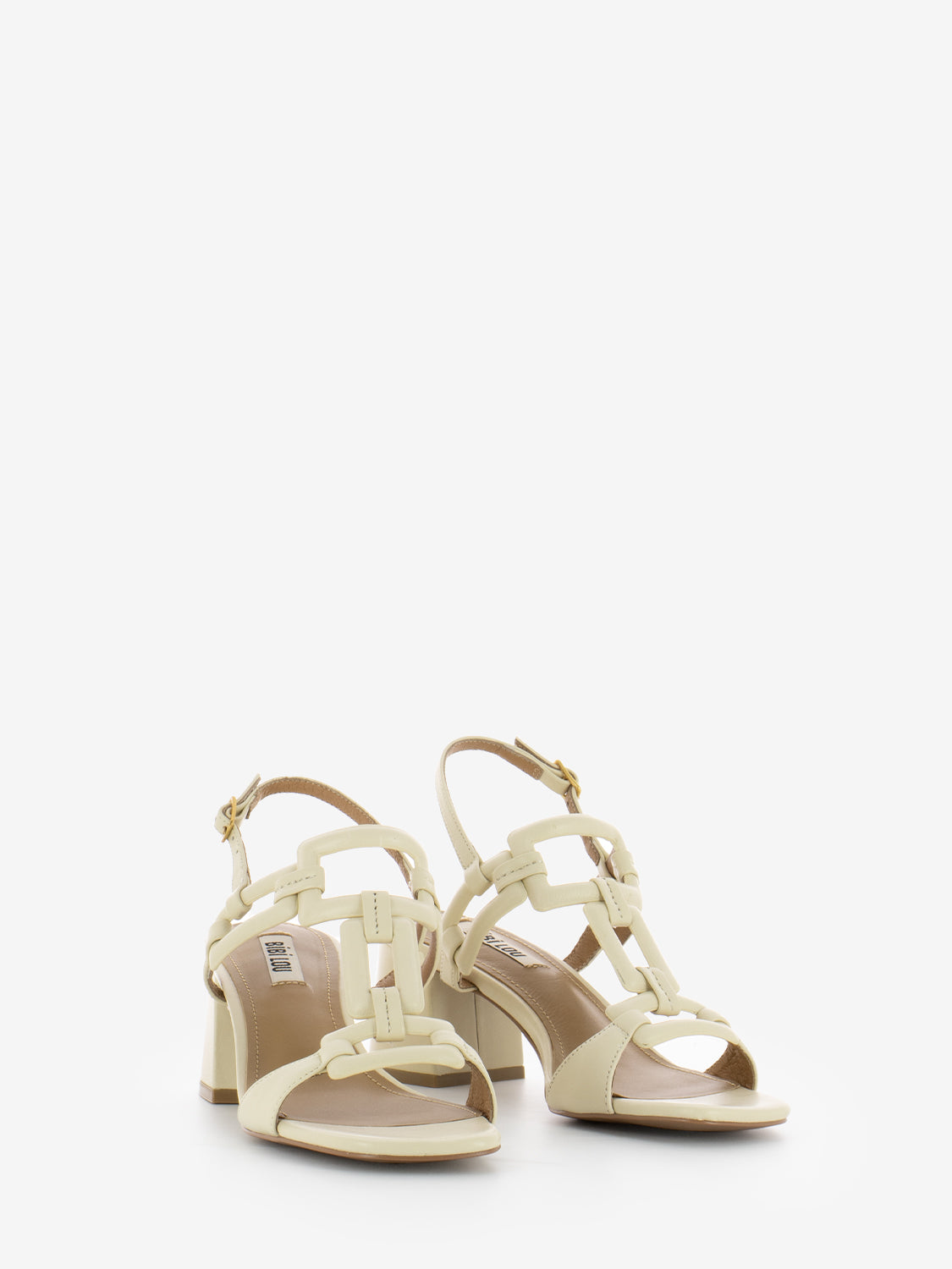 Off white geometric band sandal