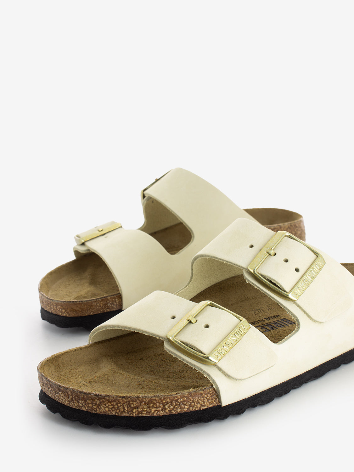 Arizona nubuck leather ecrù