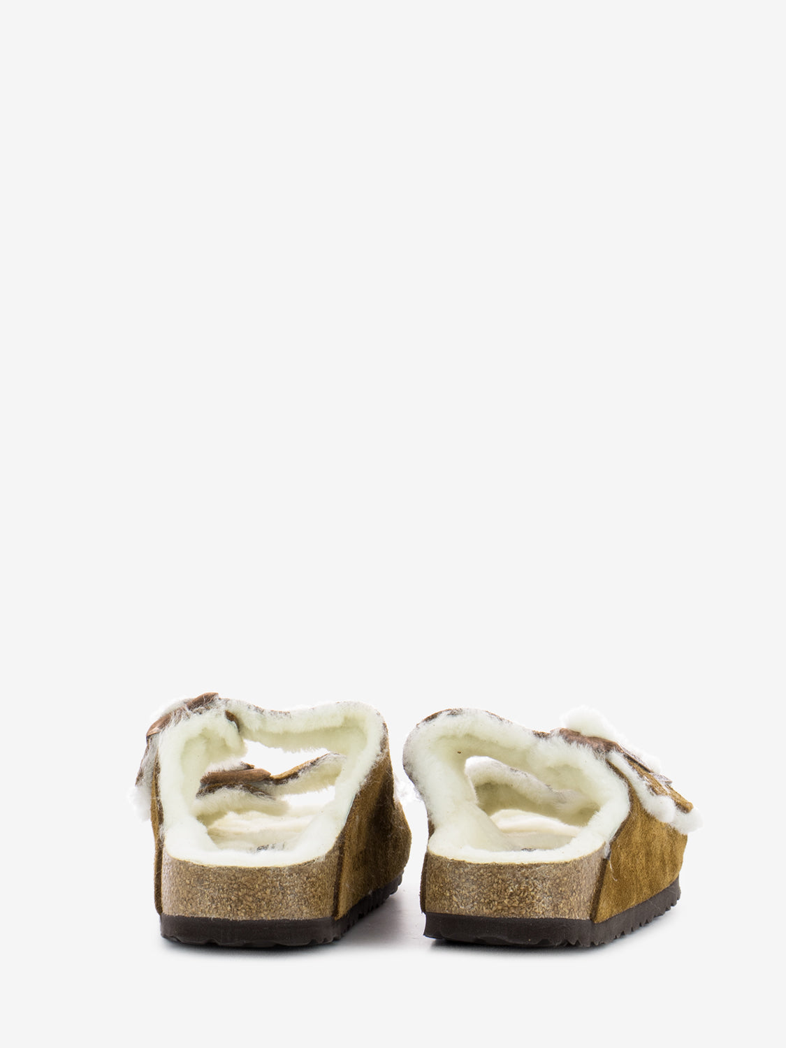 Arizona shearling mink suede leather