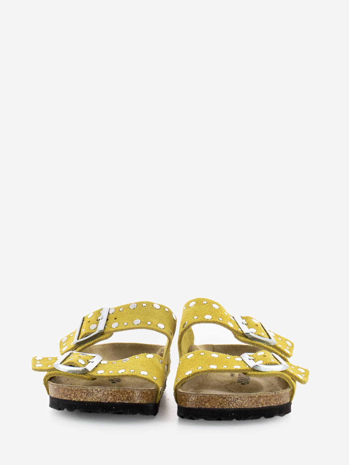 Arizona suede leather rivet ochre