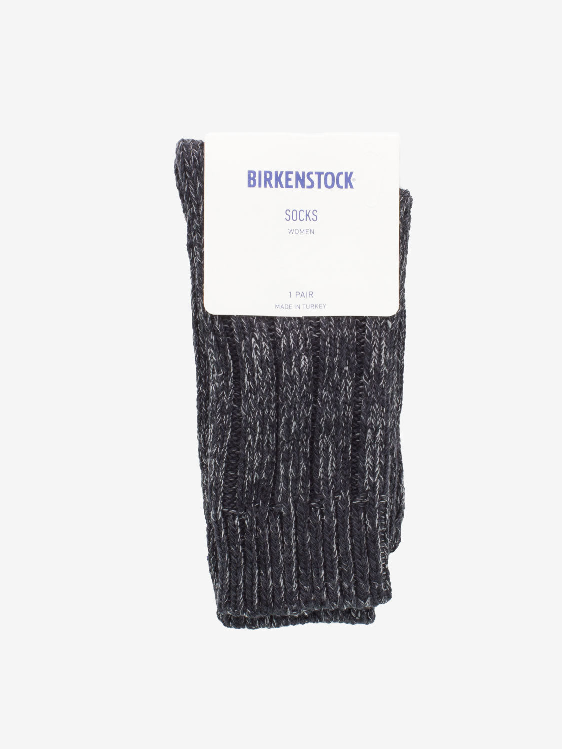 Black cotton twist socks