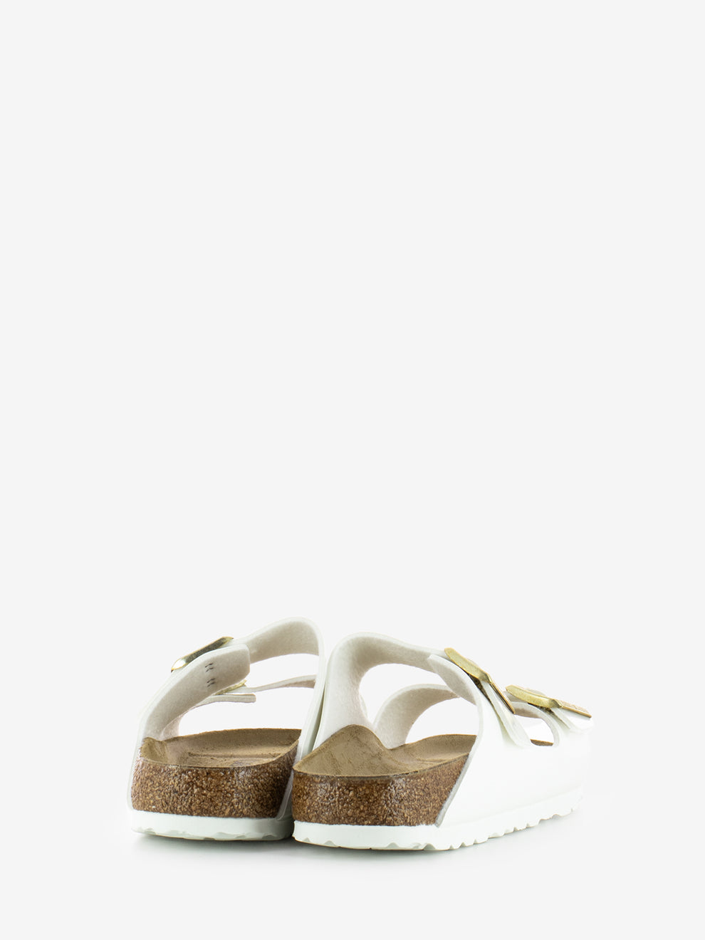 Arizona Birko Flor shiny white slipper