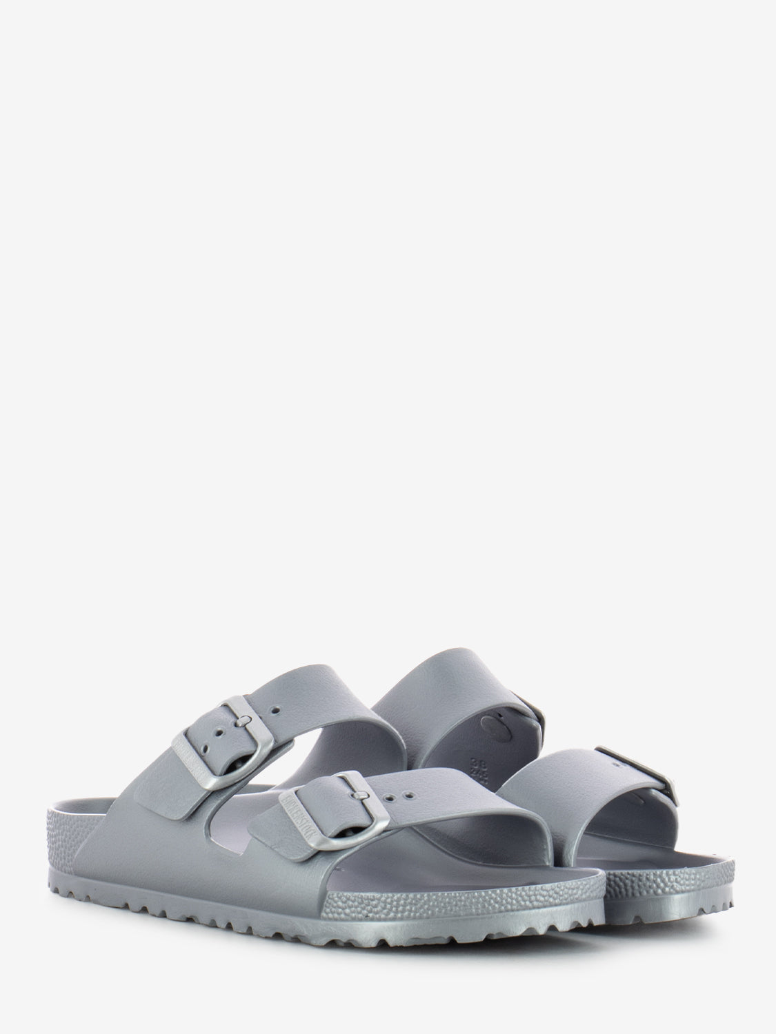 Birkenstock Arizona Eva metallic silver slipper STIMM