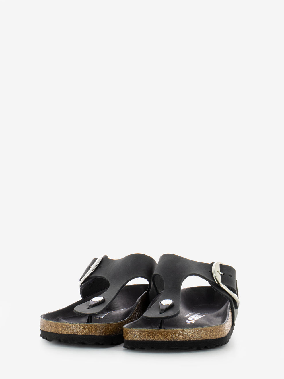 Gizeh Big Buckle Oiled Leather black