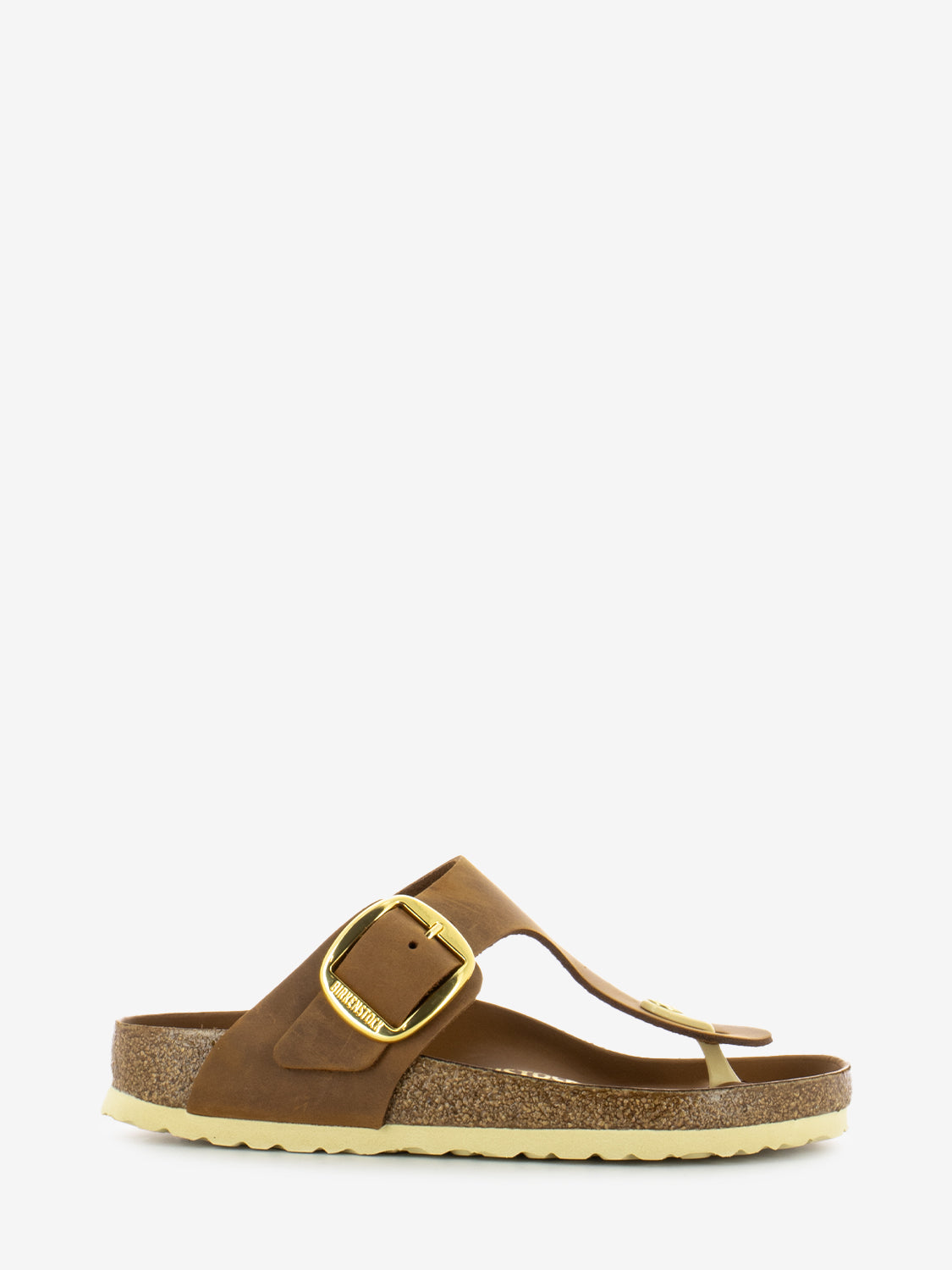 Gizeh Big Buckle Oiled Leather Cognac