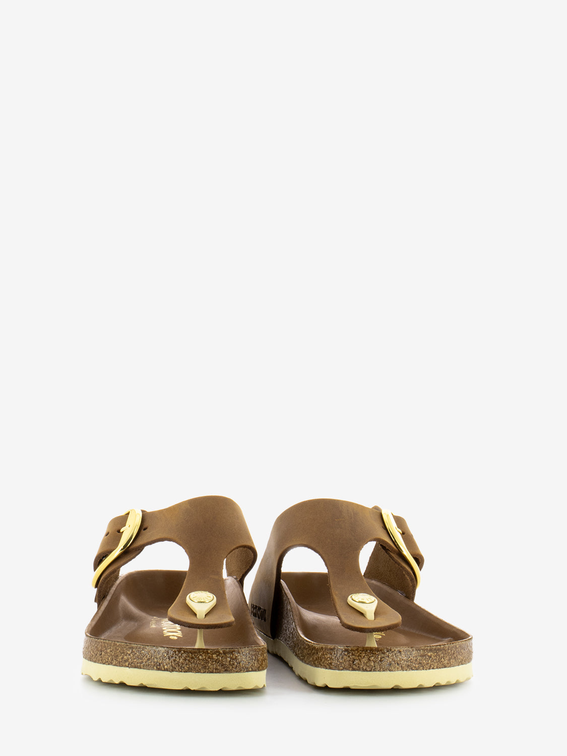 Gizeh Big Buckle Oiled Leather Cognac