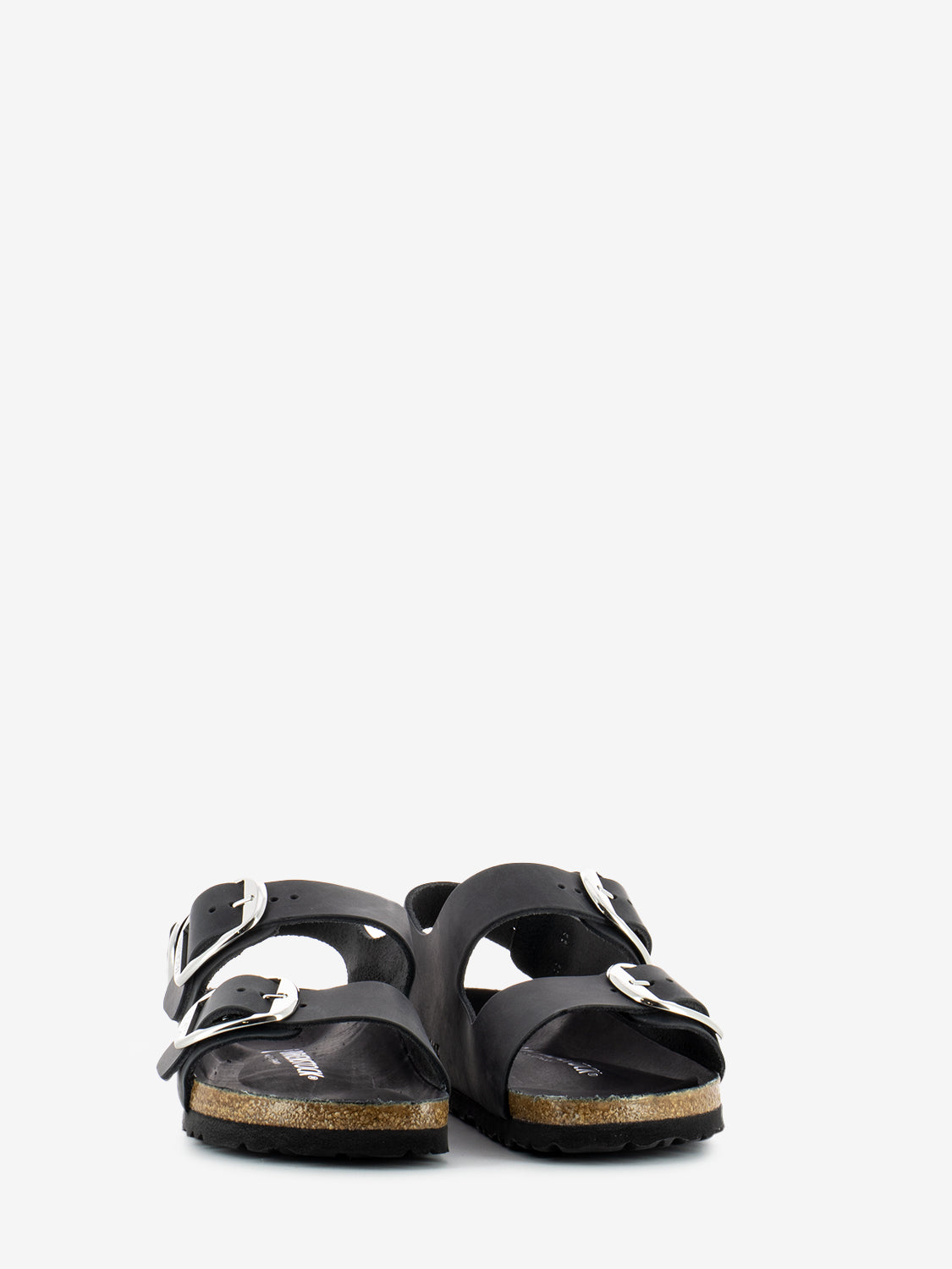 Milano Big Buckle Oiled Leather Black