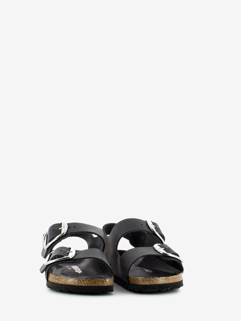 BIRKENSTOCK - Milano Big Buckle Oiled Leather Black