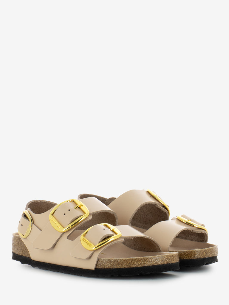 BIRKENSTOCK - Milano Big Buckle shine new beige