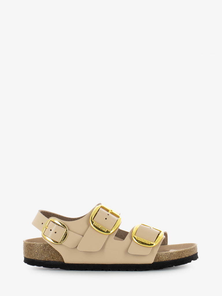 BIRKENSTOCK - Milano Big Buckle shine new beige