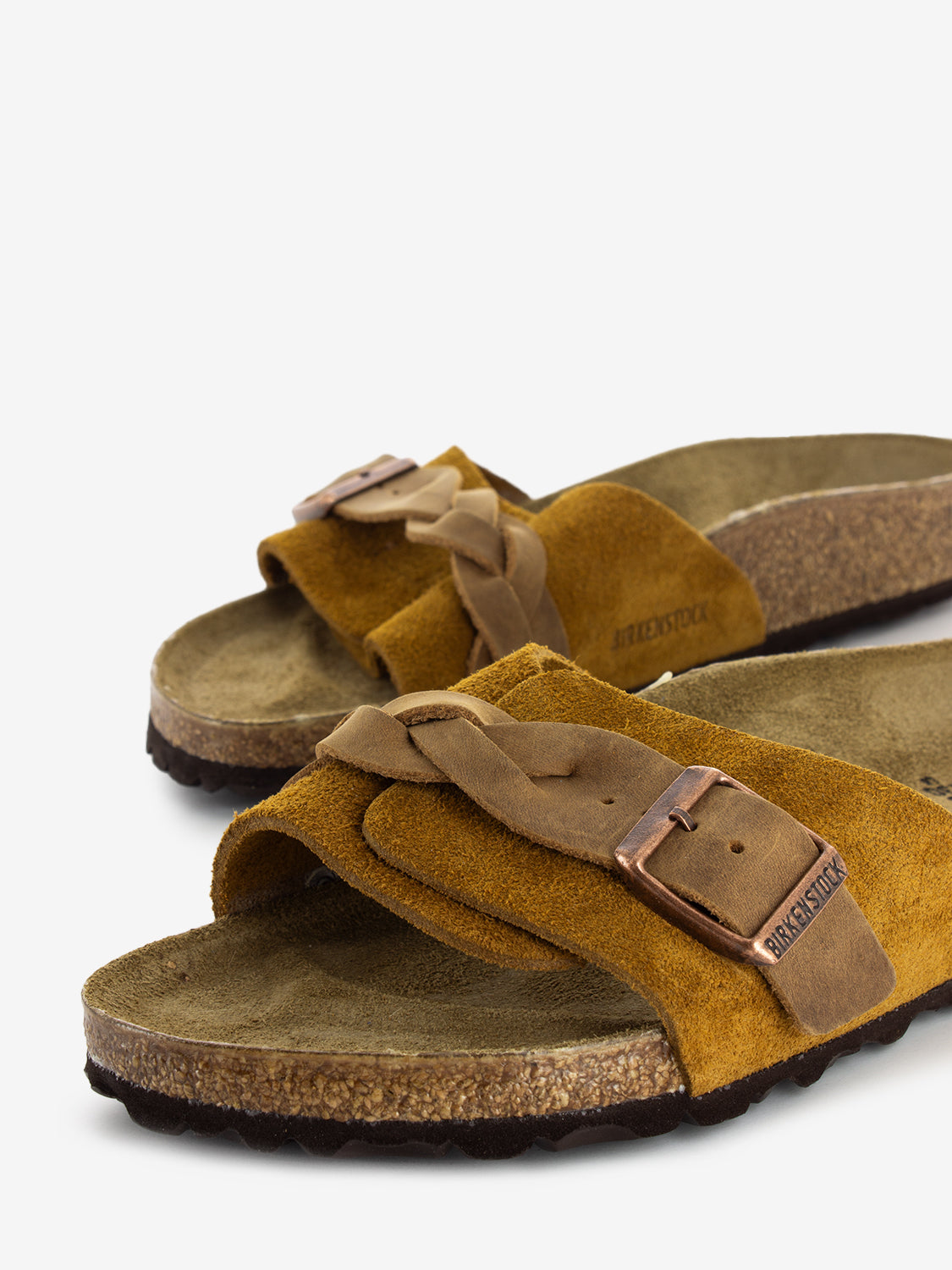 Oita suede braided mink