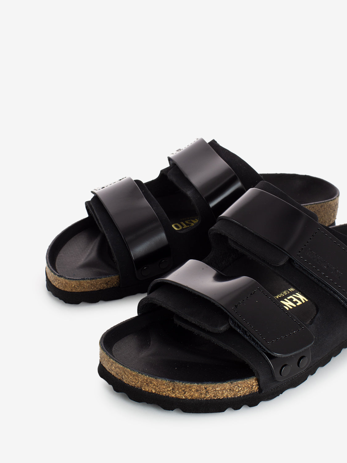 Uji Black Nubuck Leather / High Shine Leather
