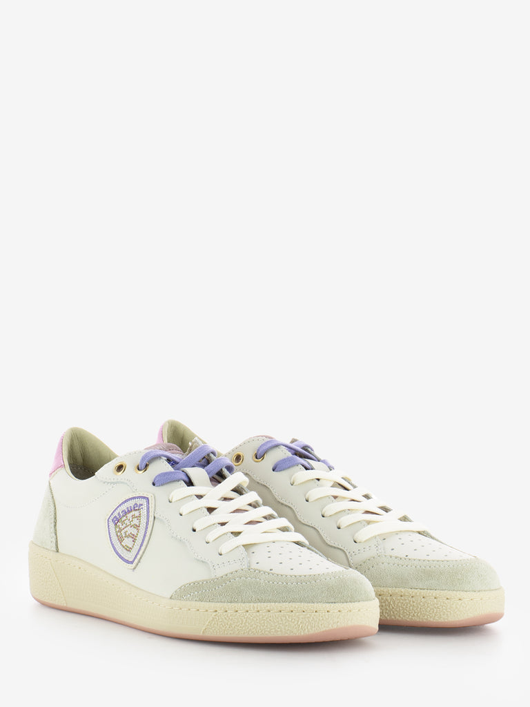 BLAUER - Sneakers Olympia W leather suede fantasy pink
