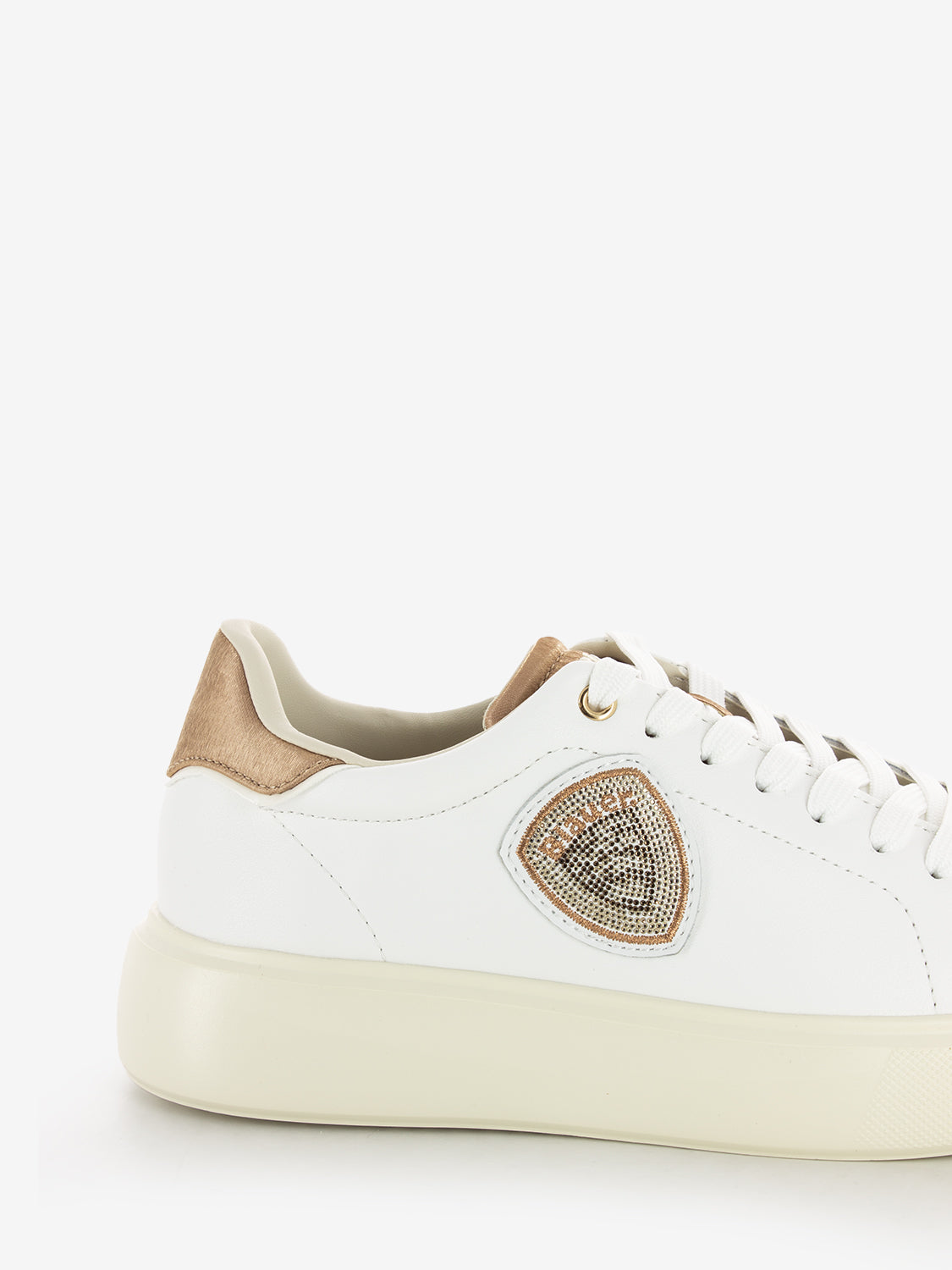 Sneakers Venus leather white / nude
