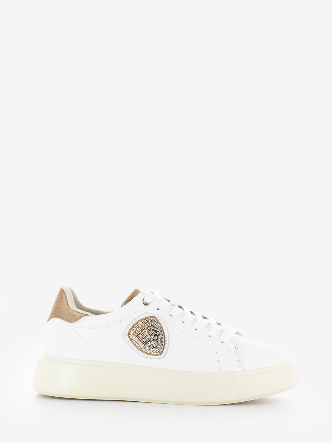 Sneakers Venus leather white / nude