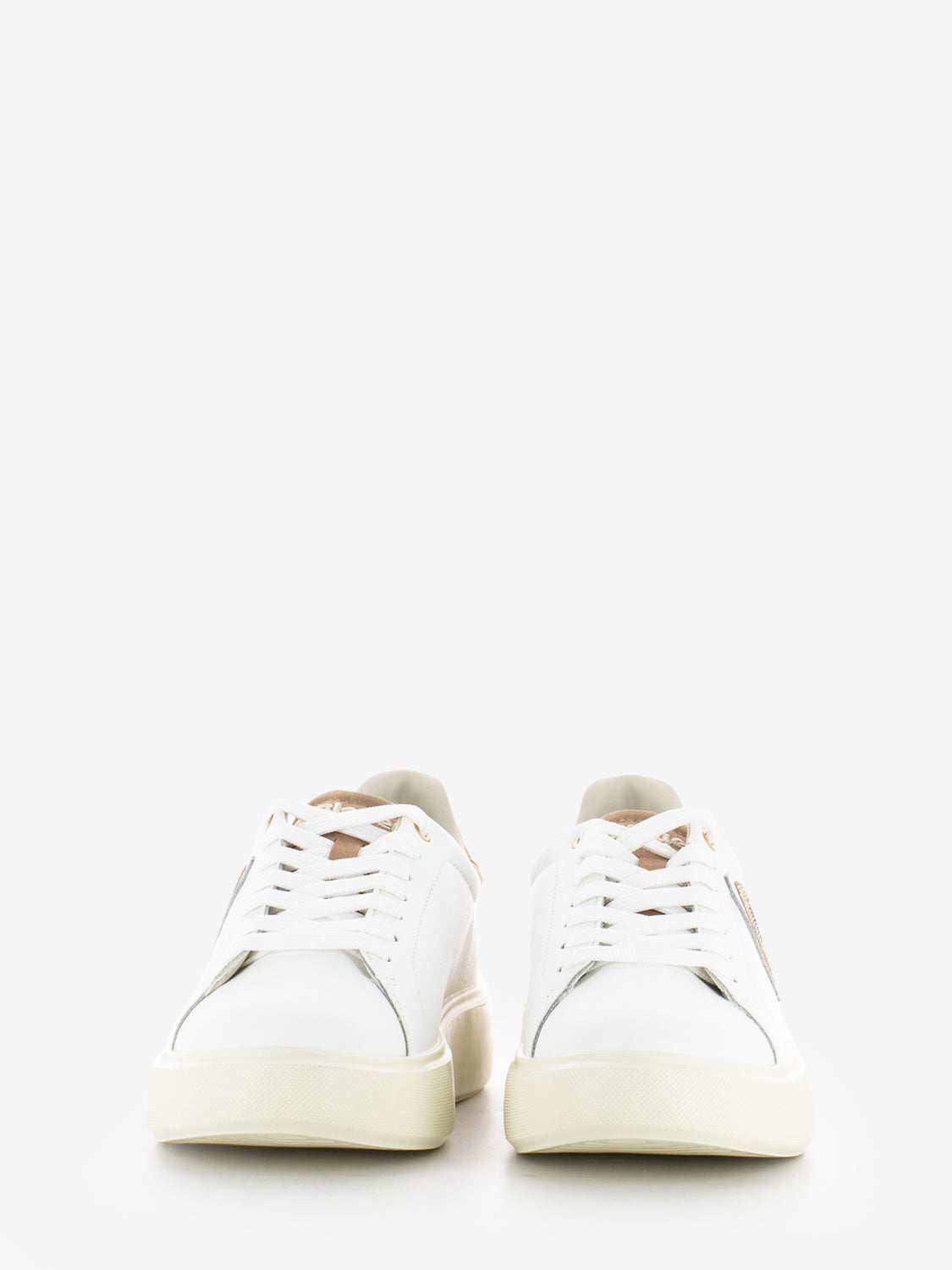 Sneakers Venus leather white / nude