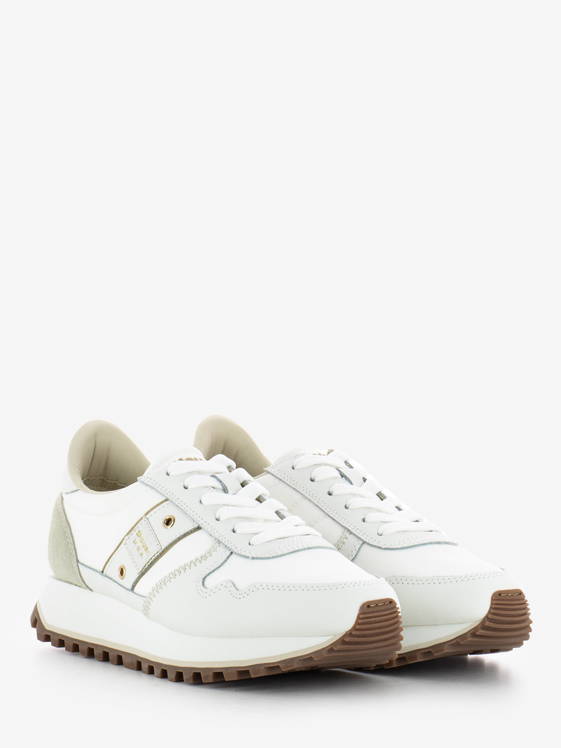 Sneakers W in nylon white / cream