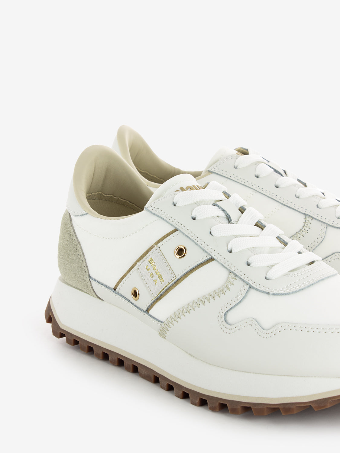 Sneakers W in nylon white / cream